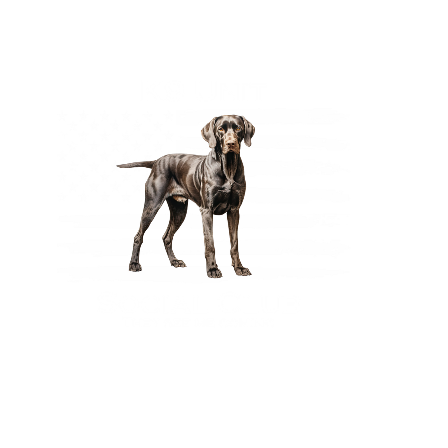Short Sleeve K9 GSP White